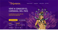 Desktop Screenshot of carnavaldelpais.com.ar