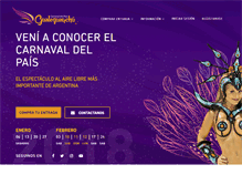 Tablet Screenshot of carnavaldelpais.com.ar